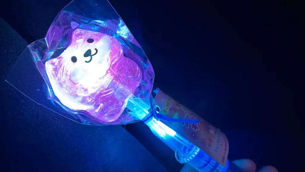 あしかがフラワーパーク 柴犬 光るキャンディ グレープ お土産 限定グッズ